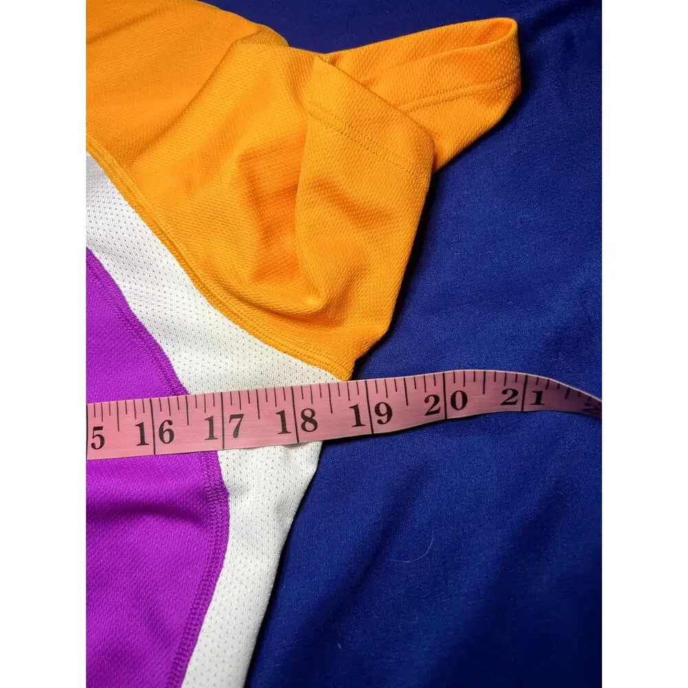 Nike Dri‎ Fit color block athletic t shirt womens medium workout athleisure_5